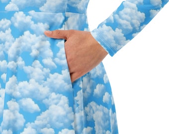 high above the clouds midi dress blue Clouds Of Love Strapless Pleated Maxi Dress Blue