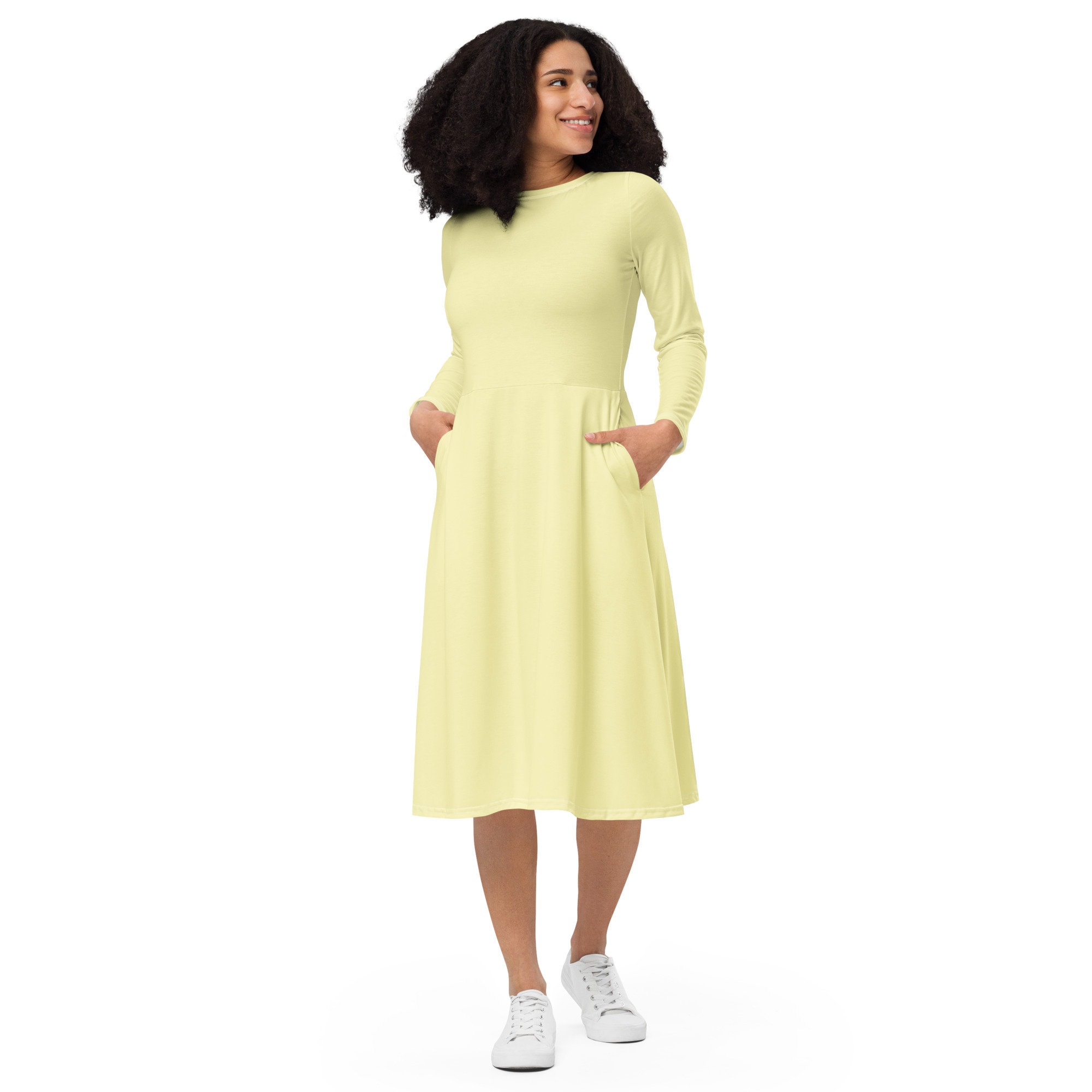 knee length dresses for ladies Ser.O.Ya Women's Galleria Maxi Dress - Butter main image 1