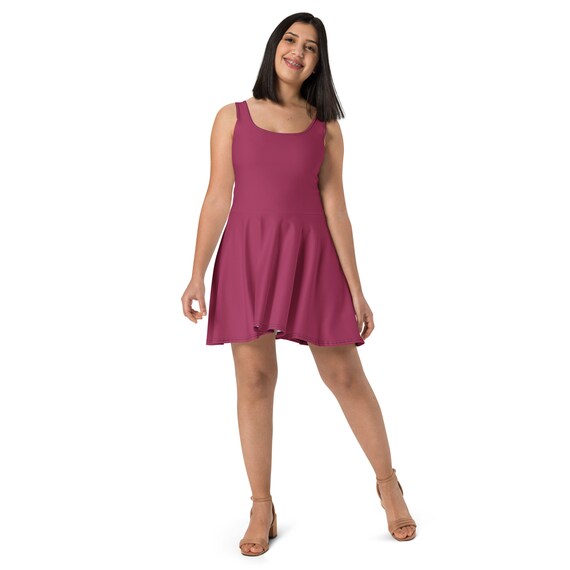 chinese dress ladies Plus Size Classic Stripe Skater Dress