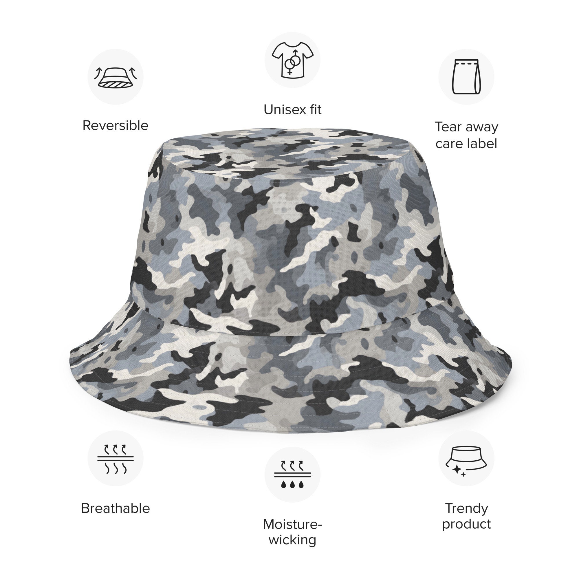 The North Face Class V Brimmer Bucket Hat In Camo - Foto 8