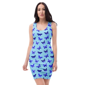 Bodycon Butterfly Dress - Etsy