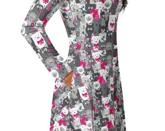 chinese dress ladies Amazon.com: Liitrsh 23 Pcs Cat Lady Costume for Women Crazy Cats Costume  with Robe Stuffed Old Lady Wig Patches Glasses(Pink) : Clothing, Shoes &  Jewelry