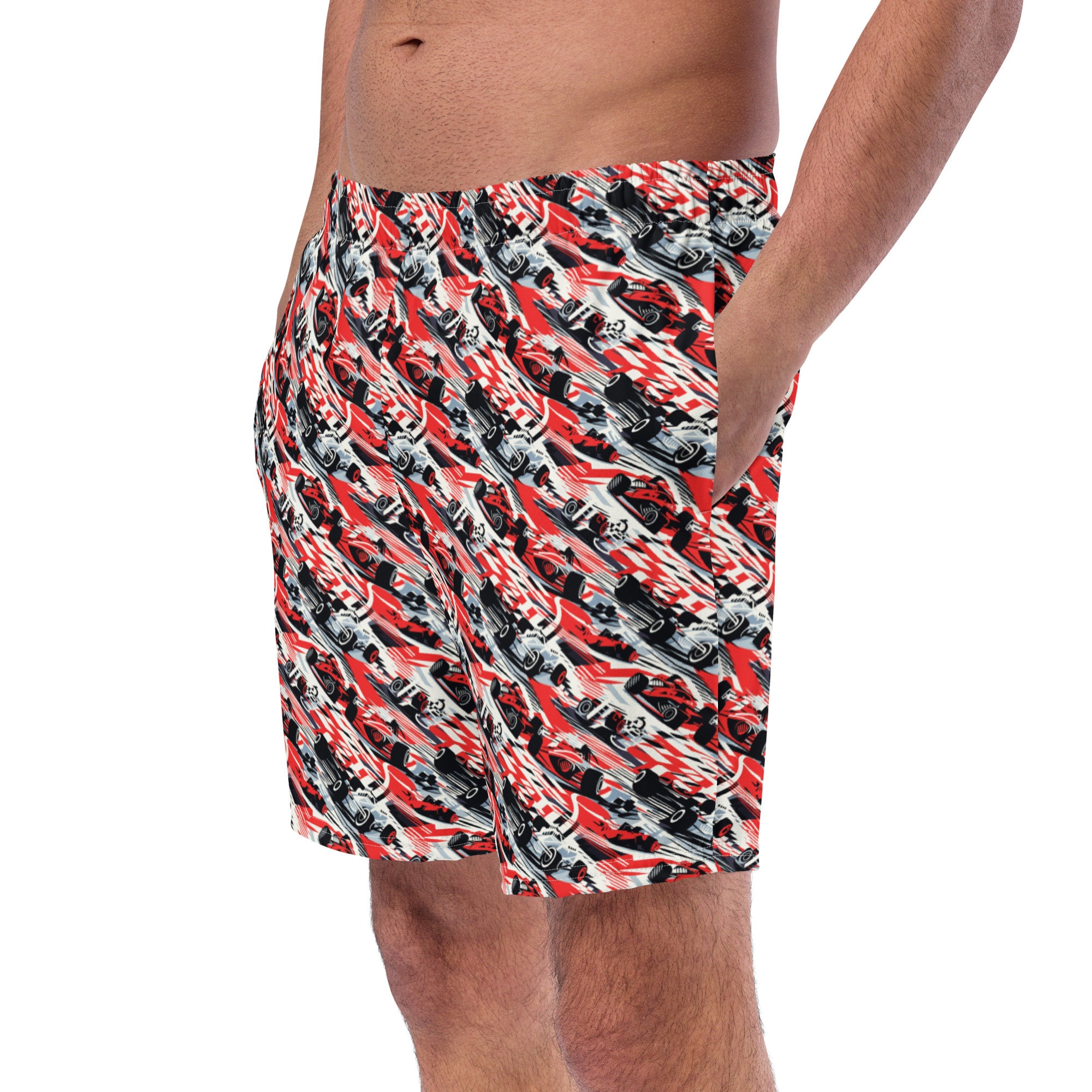 Skynpi Racing Trunks Racing Theme Swim Trunks, Racing Lover Summer Beach Swimming Trunks ...