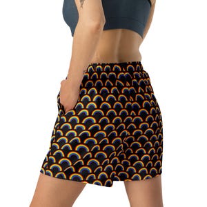 LGBTQ Rainbows Athletic Shorts, Gay Lesbian Pride Gym Workout Shorts, Gay Lesbian Gifts, LGBT Summer Beach Shorts, Elastic Waist, Plus Size
