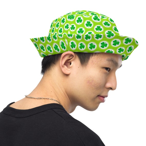 Saint Patrick's Day Reversible Bucket Hat, St Patty Irish Beach Saint Patrick's Day Reversible Bucket Hat, St Patty Irish Beach