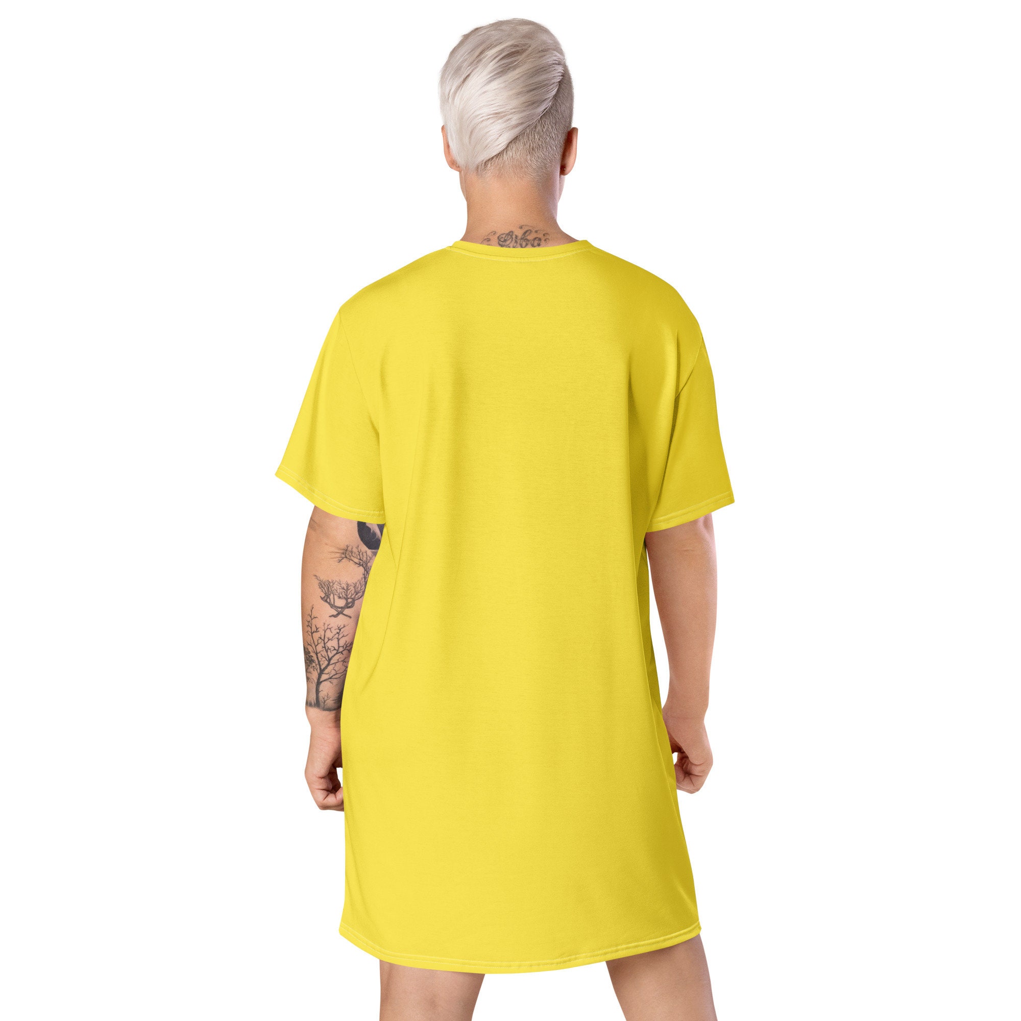 oversized yellow t shirt dress Oversized T-shirt Dress, Loungewear Womens T-shirt Dress, Sleep shirt for women, Nightgown, Pijama Sleep T-shirts, Women Comfy Long T-shirt