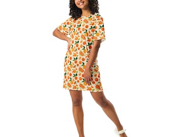 lemon t shirt dress Beklina T Shirt Dress Splatter Lemon