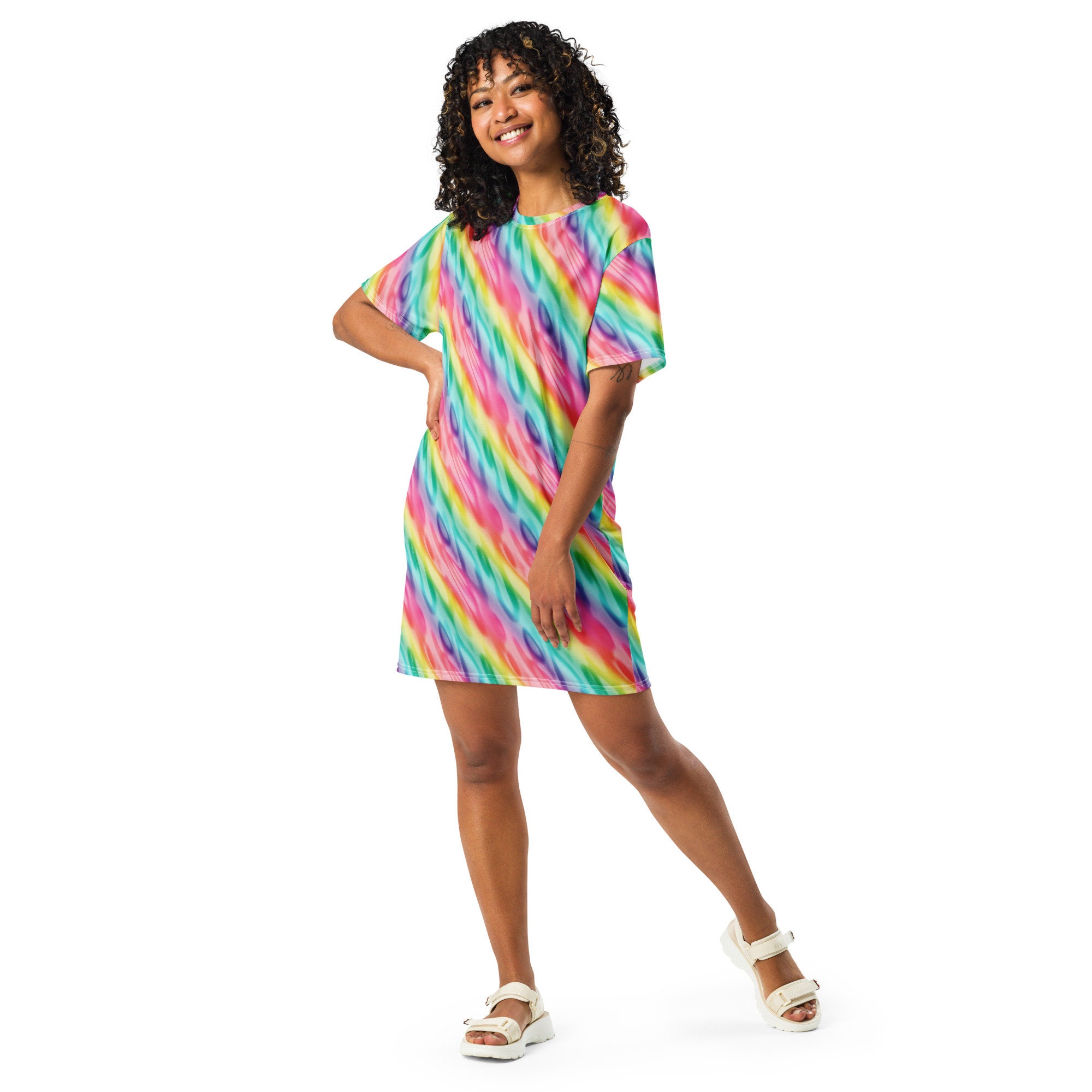 rainbow t shirt dress Rainbow Tshirt Dress 507