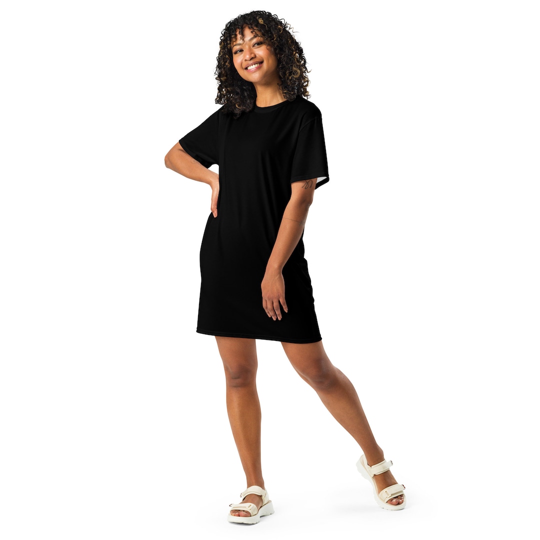 white christmas dresses Halie T-Shirt Dress - Black - Size 2XS main image 1