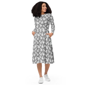 womens hawaiian christmas dresses Santa Claus Tropical Plus Size Christmas Dress For Women