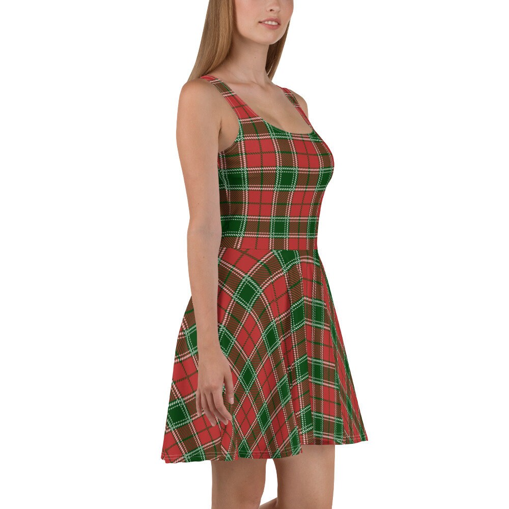 xmas skater dress Elsa Christmas Skater Dress L