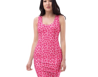 open lace back dress Leopard Sequin Mini Dress