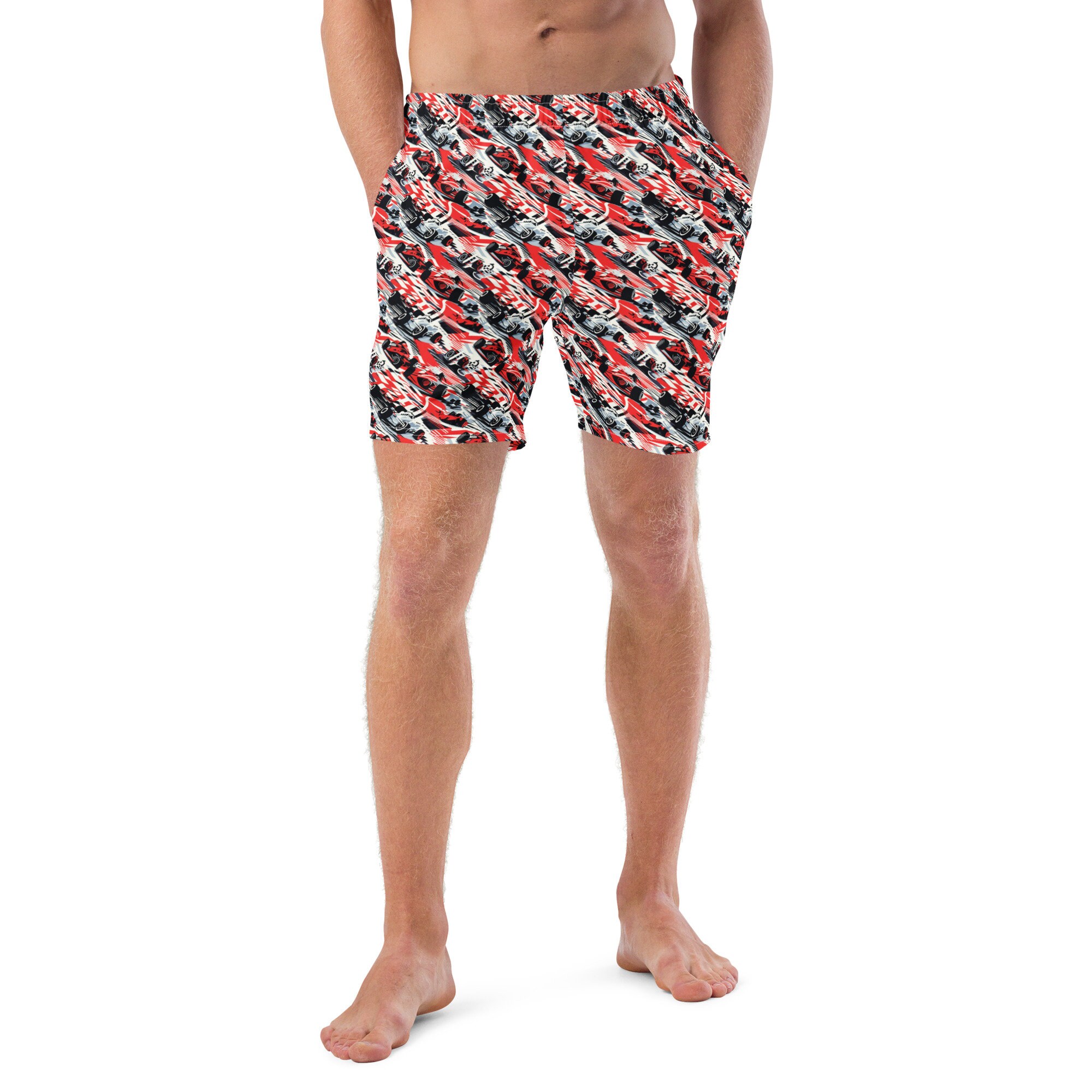 Skynpi Racing Trunks Racing Theme Swim Trunks, Racing Lover Summer Beach Swimming Trunks ...
