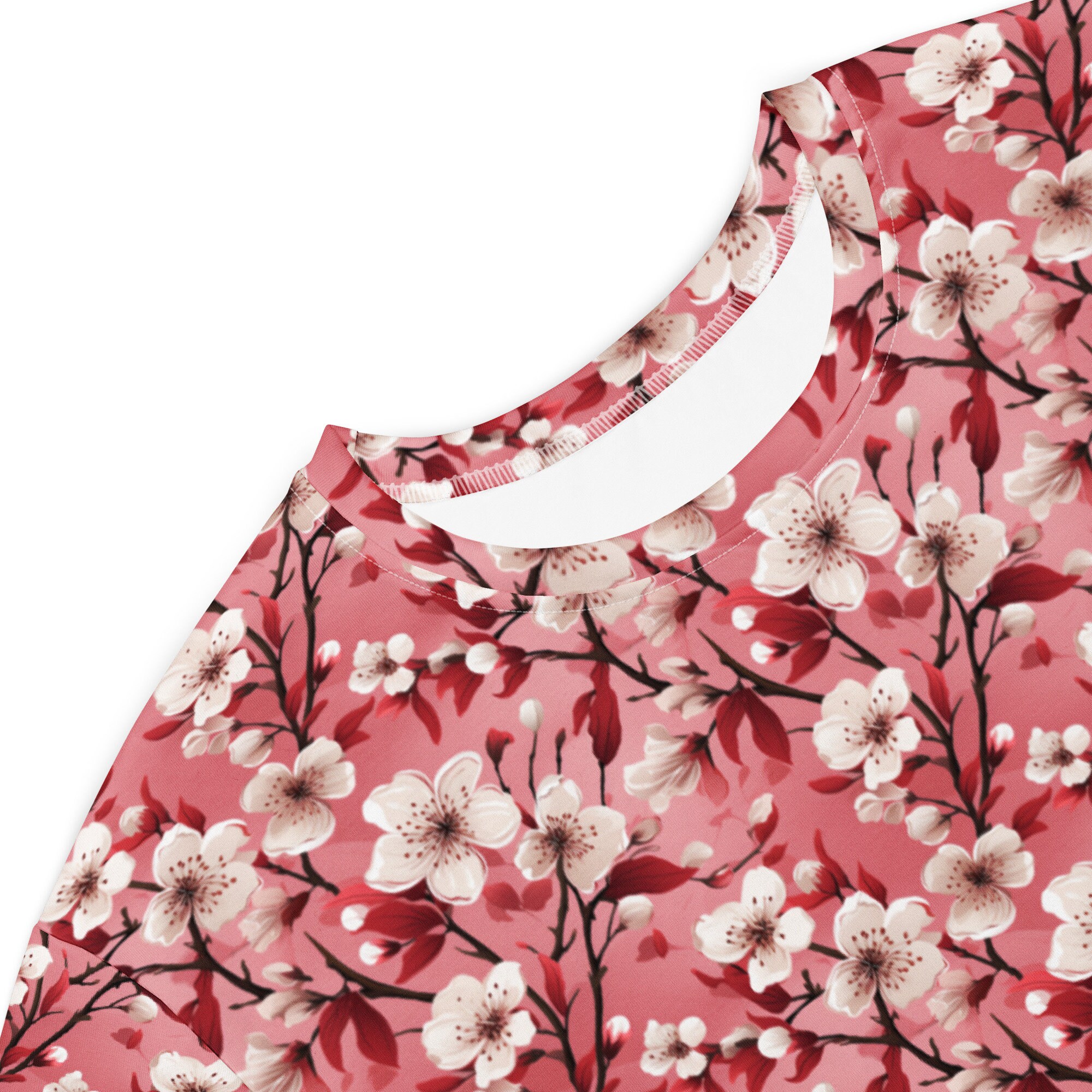 blossom button up t shirt dress Linen Three Quarter Sleeve Maxi Shirt Dress - Blossom Pink