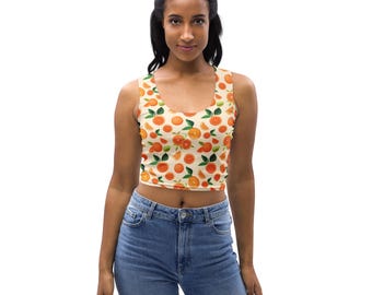 Vintage Y2k Orange Ribbed Tank Top - 