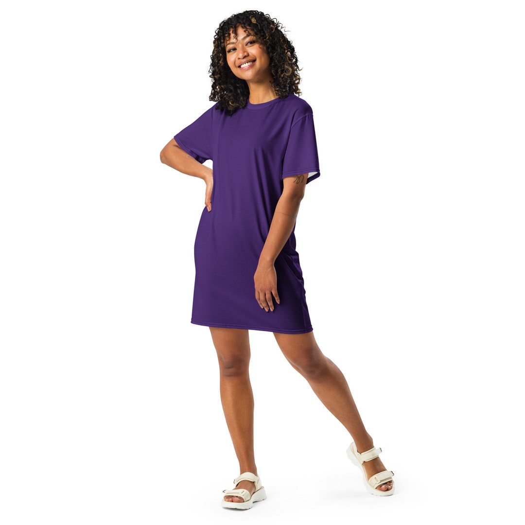 t-shirt dress purple haze