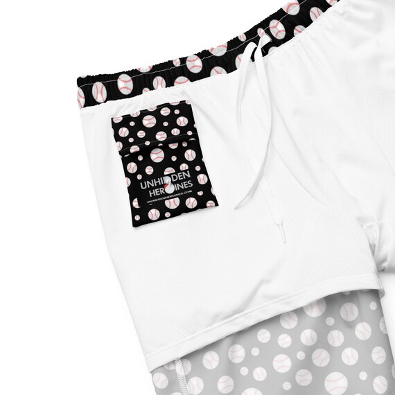 Baseball swim trunks clearance