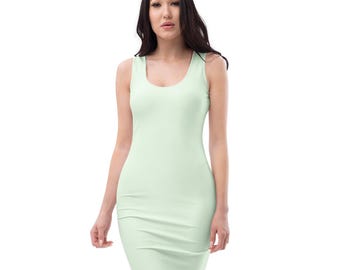 Neon Green Bodycon Mini Dress, Stretchy Spaghetti Strap Summer Party  Clubwear - Etsy