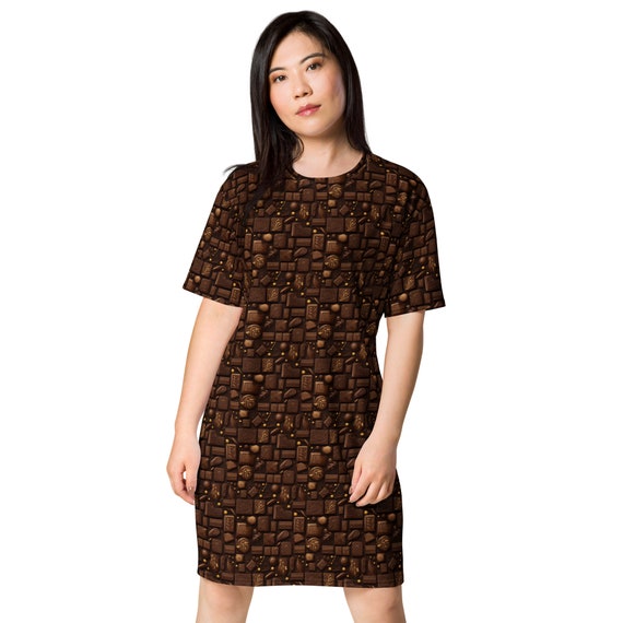 chocolate brown shirt dress Cami Midi Dress - Chocolate Brown