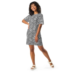 slim fit dress slacks Zebra Print & Hot Pink Dress main image 1