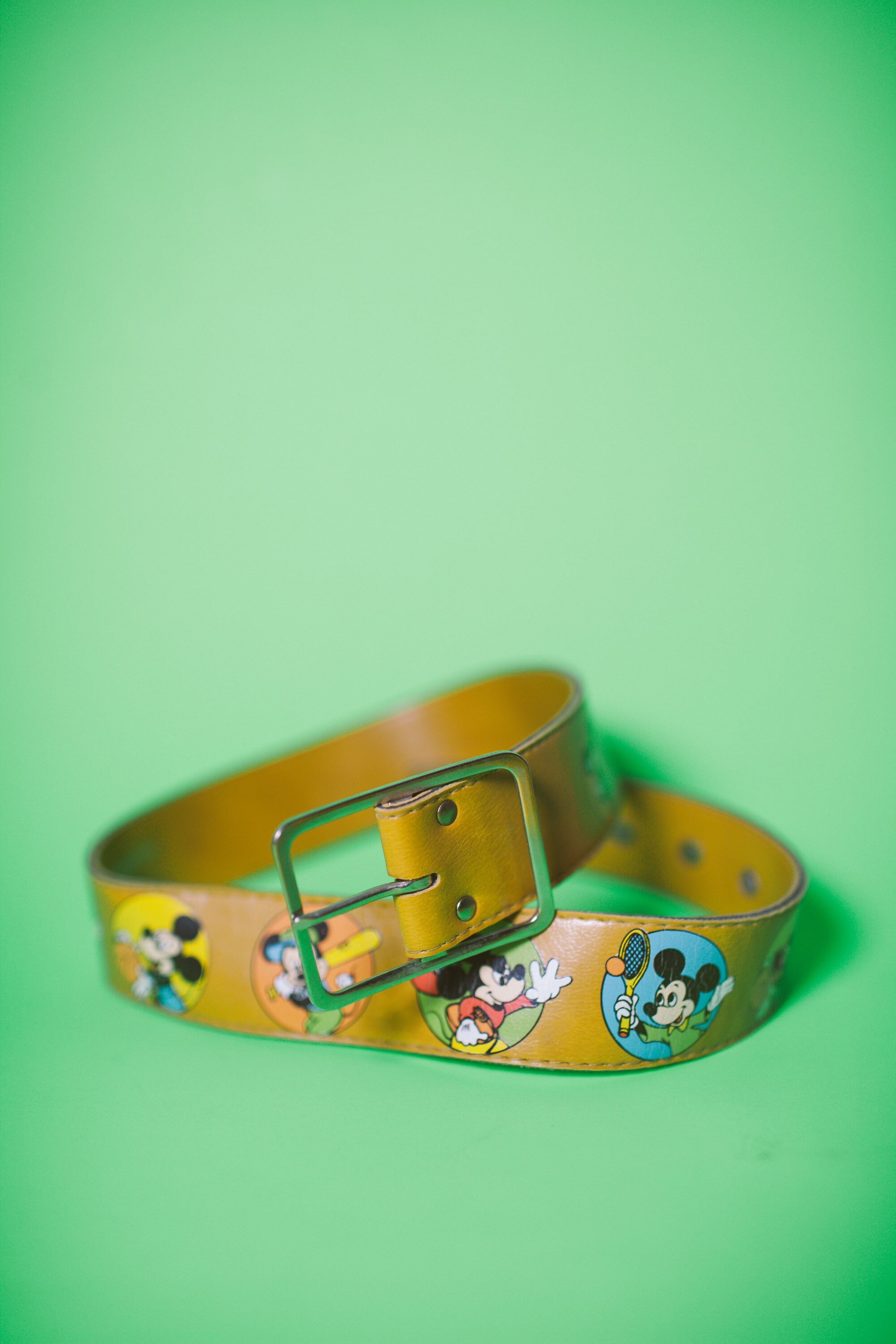 お歳暮 時期 Vintage Mickey Sports Belt - Etsy 小物