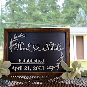 Wedding Gifts, Personalized Anniversary Gifts for Men, Newlywed