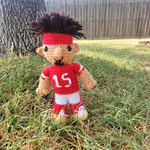Patrick Mahomes Inspired Football Player: Learn How to Crochet!