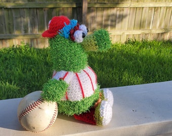 Philadelphia Phillies Phanatic Inspired - Learn How to Crochet Amigurumi