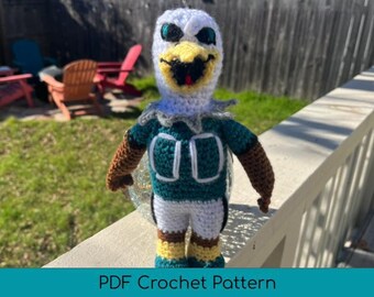 Philadelphia Eagles Swoop Inspired - Learn how to Crochet Amigurumi