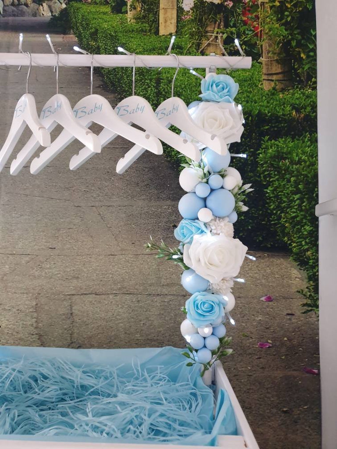 Large Baby Hamper Crate With Clothing Rail Rail Crate Baby Etsy UK