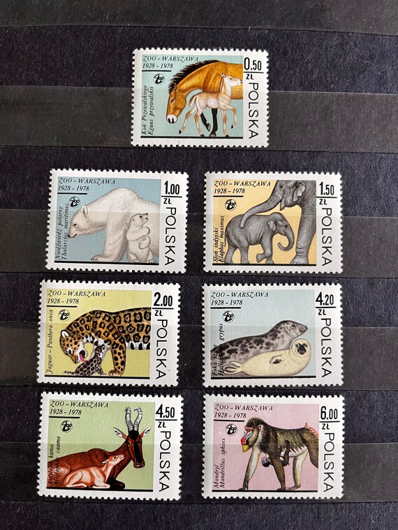 Stamps With Wild Aminals, 1978 Poland Zoo Animals Stamps, Postage Stamps With Animals, Wild Animals Postage Stamps, Rare Animal Stamps - Etsy Stamps With Wild Aminals, 1978 Poland Zoo Animals Stamps, Postage Stamps With Animals, Wild Animals Postage Stamps, Rare Animal Stamps - Etsy