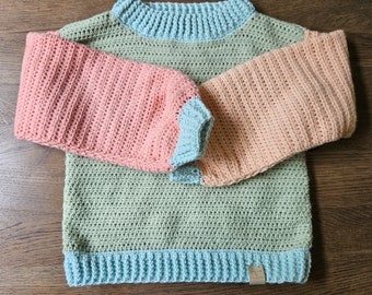 Hand made multicolour child's jumper