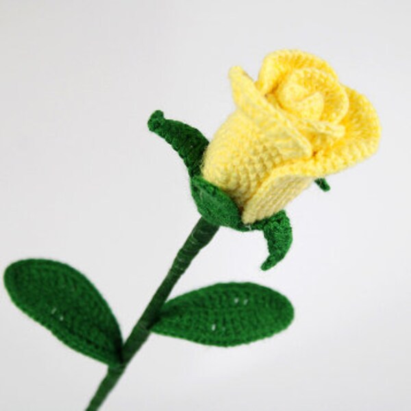 Crochet Flowers, Knitted Flowers, Yarn Flowers, Crochet, Crochet Gifts, Crochet Plant, Flower Gift, Flowers, Rose, Crochet Rose