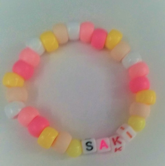 Leo/need L/N Beaded Kandi Bracelets / Ichika, Saki, Honami Leo/need L/N Beaded Kandi Bracelets / Ichika, Saki, Honami