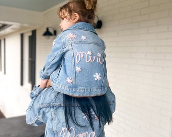 Jaqueta jeans infantil personalizada
