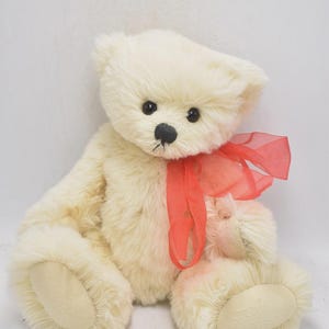 Konstnärsnalle Tre klockans björnar - Nallebjörn av Jenny Johnson, OOAK