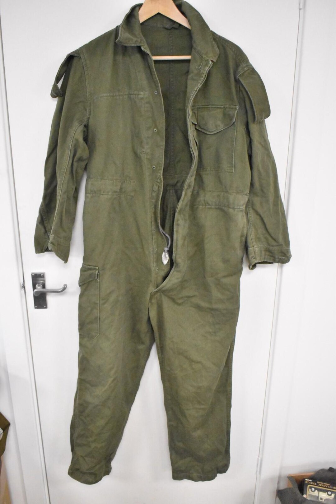 【値下げ】VINTAGE British Army Overall Green Vintage British Army 1964 Men's Green Overalls / Coveralls