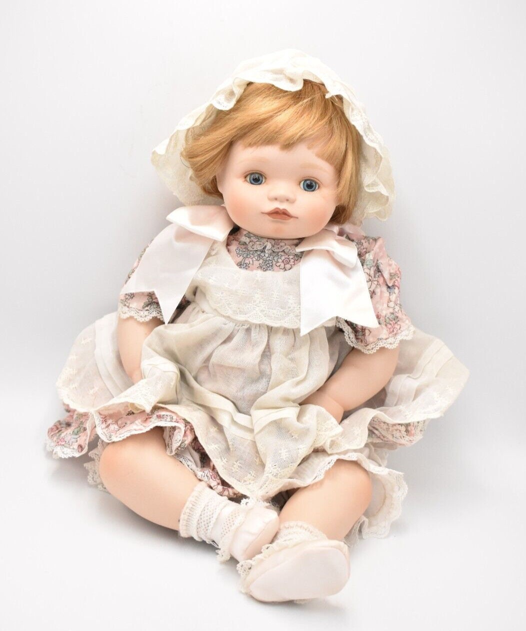 Vintage the Hamilton Collection Jessica Porcelain Doll by Connie