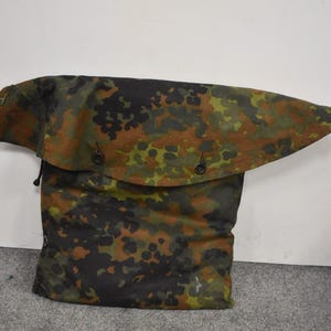 German Army Flecktarn Shelter Half Zeltbahn Poncho – Military Surplus