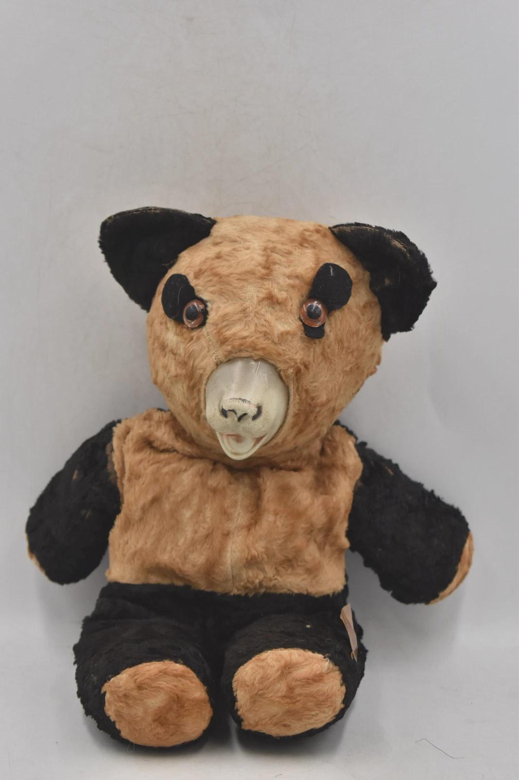 Vintage Plush Teddy Bear Rubber Face - Etsy Canada