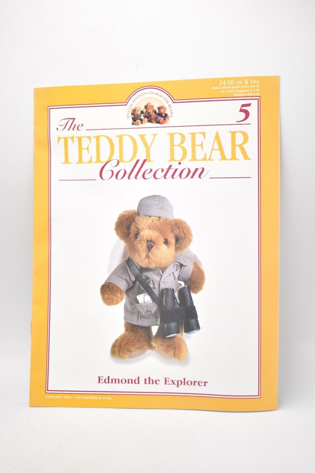 The Teddy Bear Collection Edmond the Explorer Plush Soft Toy Retired Magazine Etsy Canada