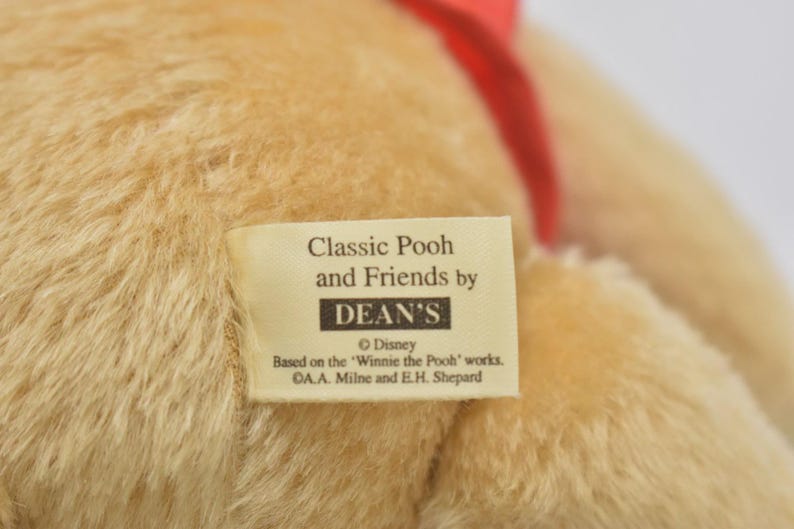 Dean's Rag Book Co Winnie the Pooh Teddy Bear – Limited Edition ...