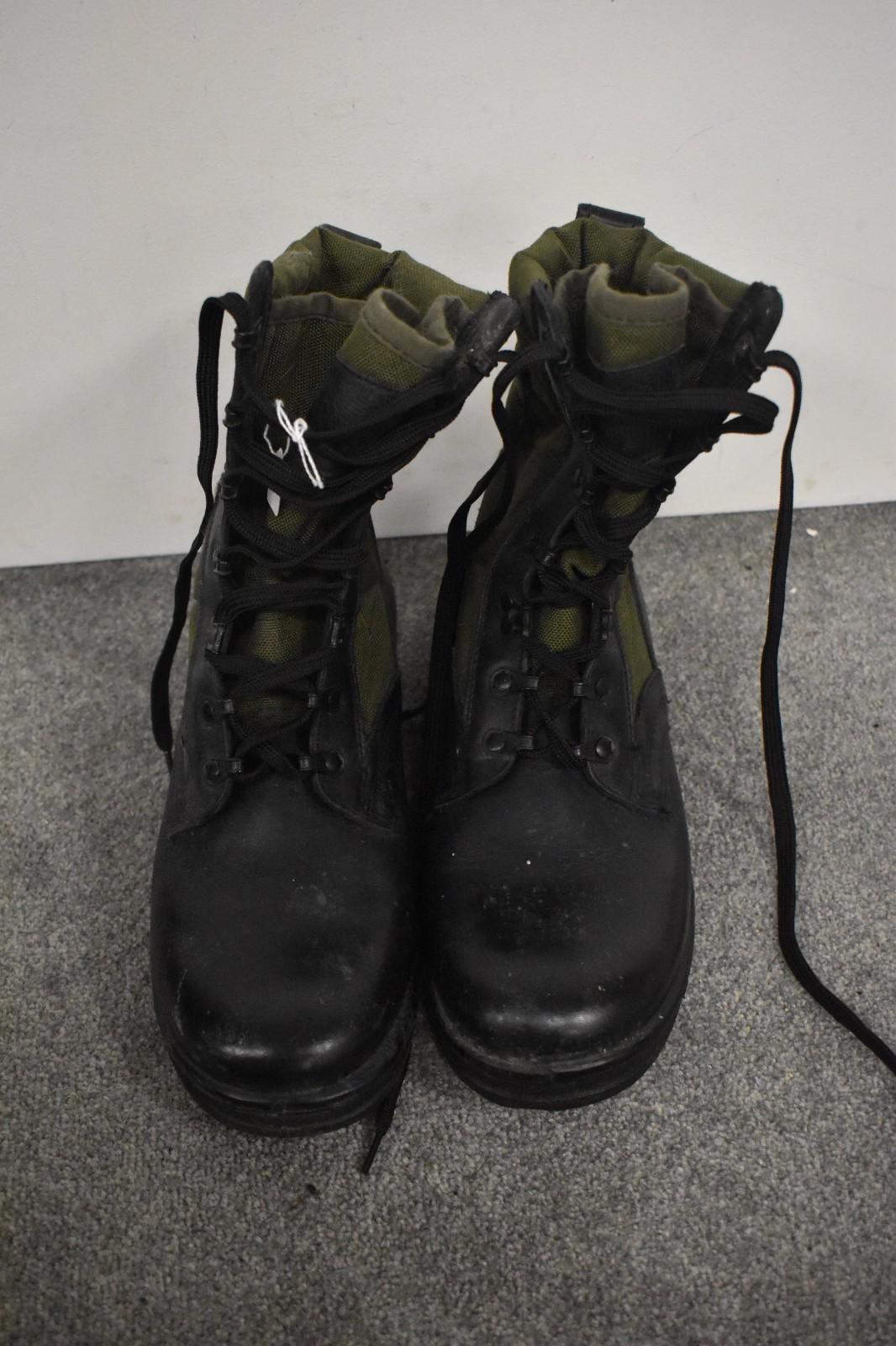 New Original German Army Tropical Boots BALTES Black/OD Green Canvas Military 41 Original German army Tropical Boots BALTES black/OD green  main image 4