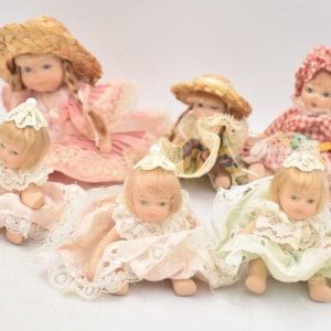 Vintage porcelain dolls from the 1960's 1970's 1980's