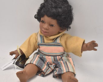 Vintage D'anton Jos Corey Black Boy Doll Hard Plastic Spanish Doll