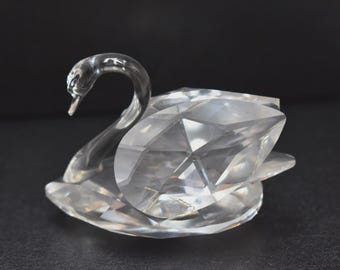 Swarovski クリスタル 白鳥 フィギュア スワロフスキークリスタル製ミニチュア白鳥フィギュア - 湖の美女たち