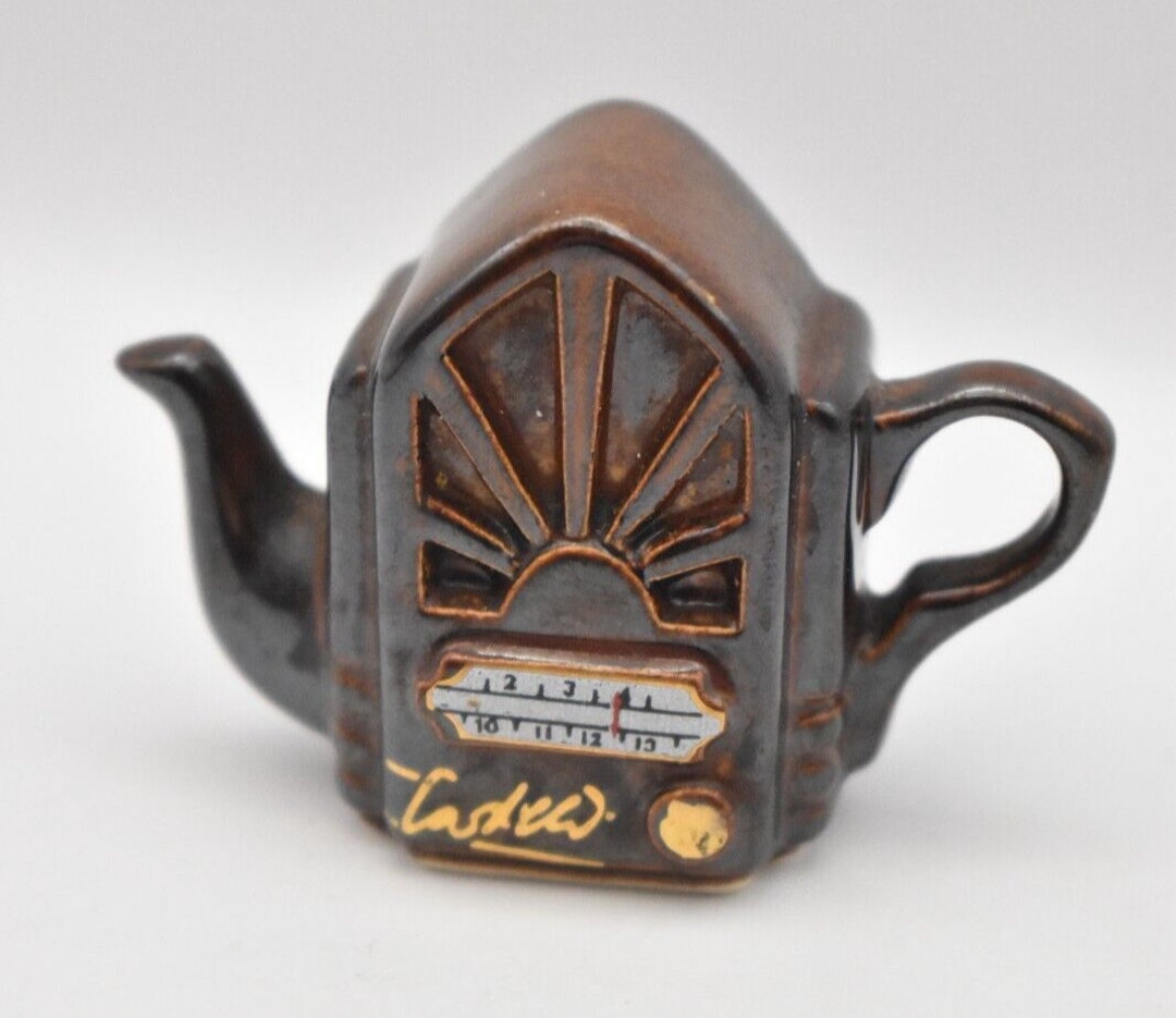Paul Cardew Design Novelty Collectors 1950's Radio Teapot Etsy