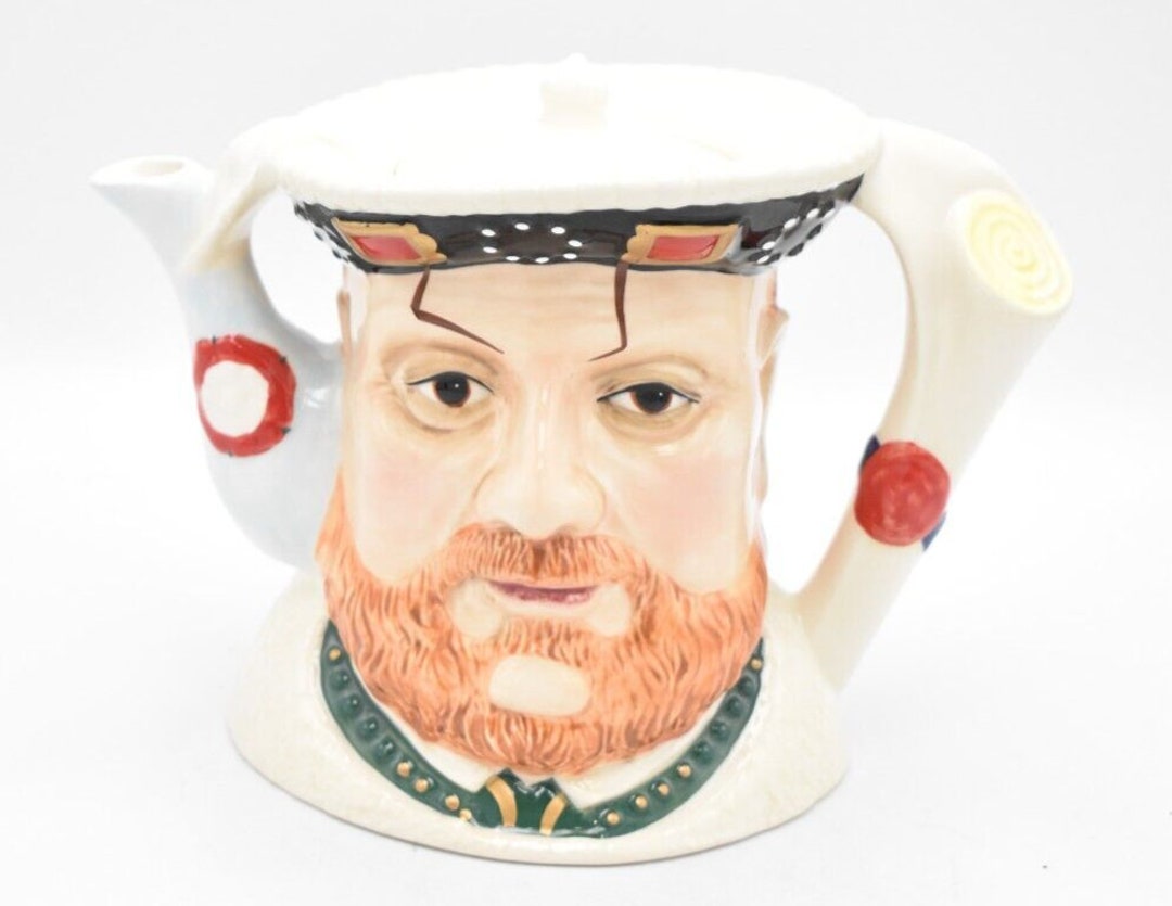 Vintage James Sadler Henry VIII Novelty Teapot Collectible Etsy
