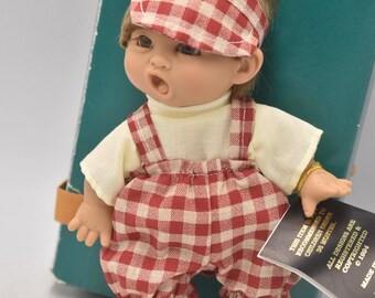 vintage D'anton Jos Robert Boy Doll Poupée espagnole en plastique dur dans une boîte à la retraite