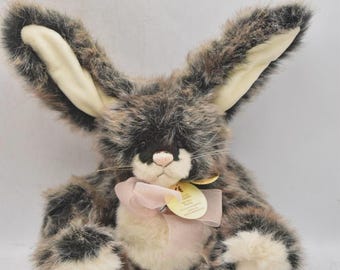 Charlie Bears Penny Rabbit Teddy Bear Retired Tagged 26cm Plush Collectable